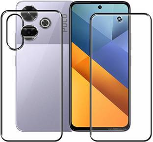 tombik Front and Back Tempered Glass for 53xf-Poco M6 4G-fb