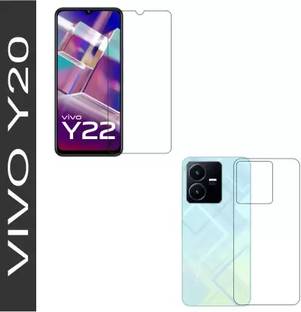 KANCHA Front and Back Tempered Glass for VIVO Y22, Y22 FRONT BACK SCREEN GUARD