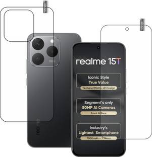 GARUDA GLASS Front and Back Tempered Glass for REALME 15T 5G