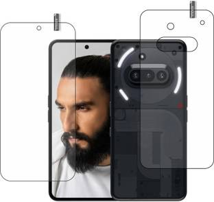 BOMGUARD Front and Back Tempered Glass for Nothing Phone 3A (flexible)