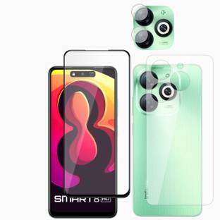 Ten To 11 Front and Back Tempered Glass for Infinix Hot 40i, Infinix Hot 40i [With Rear Camera Lens Guard]
