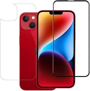 YOGKREETI Front and Back Tempered Glass for iPhone 14