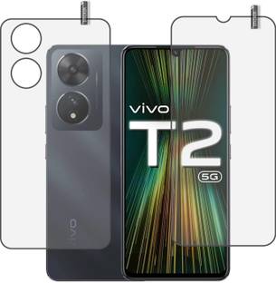 BOMGUARD Front and Back Tempered Glass for VIVO T2 5G