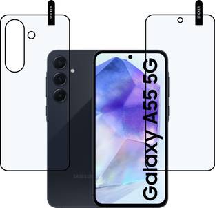 MOBKAVACH Front and Back Tempered Glass for Samsung Galaxy A55 5G
