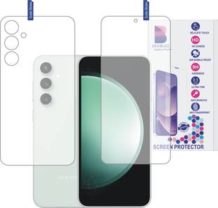DESIBUZZ Front and Back Tempered Glass for SAMSUNG Galaxy S23 FE, (Flexible)