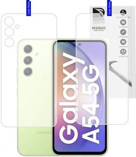 देसीबज़ Front and Back Tempered Glass SAMSUNG Galaxy A54 5G, (फ्लेक्सिबल) के लिए