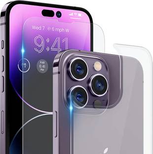 LOWCOST ASM Front and Back Tempered Glass for iPhone 14 Pro Max