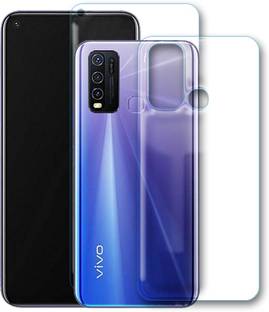 SOMTONE Front and Back Tempered Glass for Vivo Y50