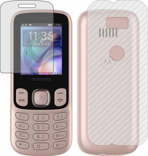 MOBART Front and Back Tempered Glass for Motorola A10