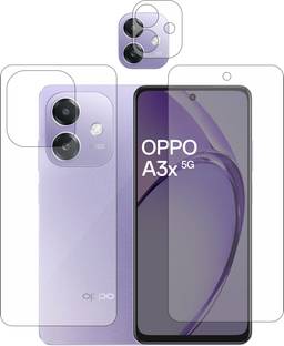 DORADO SHIELD Front and Back Tempered Glass for oppo a3x 5g