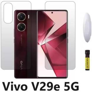 ASVALBUY Front and Back Tempered Glass for Vivo V29e 5G