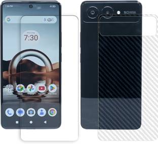 MUTAALI Front and Back Tempered Glass for Lava Blaze Amoled 2 5G