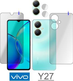PONDRIK Front and Back Tempered Glass for vivo Y27