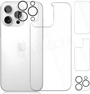 CASELIA Front and Back Tempered Glass for Apple iPhone 16 Pro Max