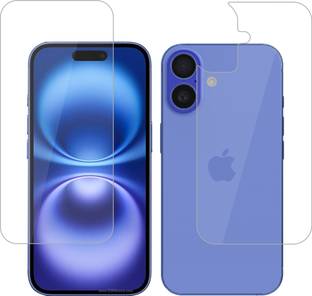 Vatsin Front and Back Tempered Glass for Apple iPhone 16 Plus
