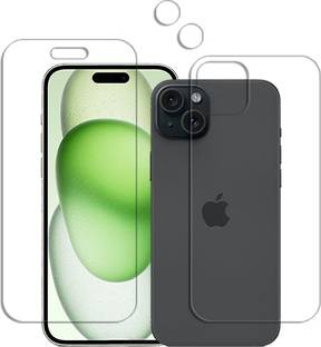 MUTAALI Front and Back Tempered Glass for iPhone 15 Plus