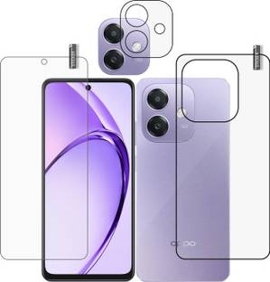 BOMGUARD Front and Back Tempered Glass for OPPO A3x 5G With Camera Lens Protector