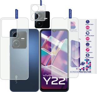 DESIBUZZ Front and Back Tempered Glass for vivo Y22