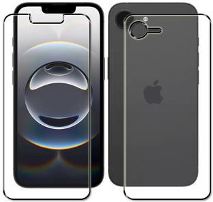 tombik Front and Back Tempered Glass for 1wr-Apple iPhone 16e-fb
