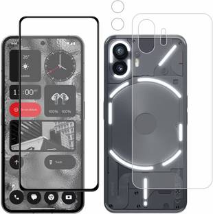 Vatsin Front and Back Tempered Glass for Nothing Phone 2, Nothing Phone 2 [With Rear Camera Lens Guard]