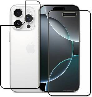 tombik Front and Back Tempered Glass for 66zd-Apple iPhone 16 Pro max-fb