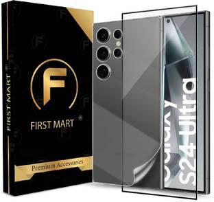 FIRST MART Front and Back Tempered Glass for Samsung Galaxy S24 Ultra 5G, Samsung S24 Ultra 5G, S24 Ultra 5G, ( 1 OG Tempered Glass With 1 Back Nano Fiber Glass )