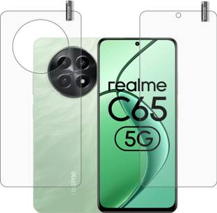 GARUDA GLASS Front and Back Tempered Glass for REALME C65 5G