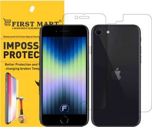 FIRST MART Front and Back Tempered Glass for Iphone SE 2022, Iphone SE 2020, Apple iPhone 8, Apple iPhone 7