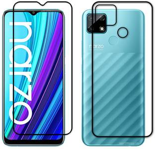 SOMTONE Front and Back Tempered Glass for REALME NARZO 30A