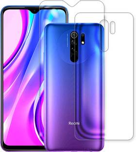 SOMTONE Front and Back Tempered Glass for Mi Redmi 9 Prime