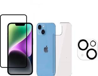 AV Front and Back Tempered Glass for Apple iPhone 14 (Including Camera Protector)