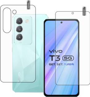 BOMGUARD Front and Back Tempered Glass for VIVO T3 5G