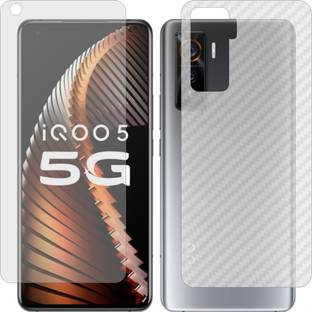 MOBART Front and Back Tempered Glass for VIVO IQOO 5 5G