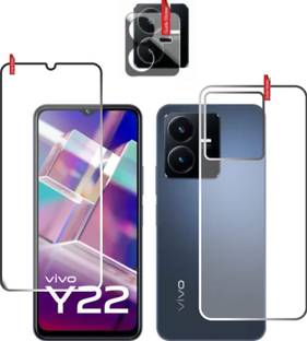 chakoor Front and Back Tempered Glass for VIVO Y22