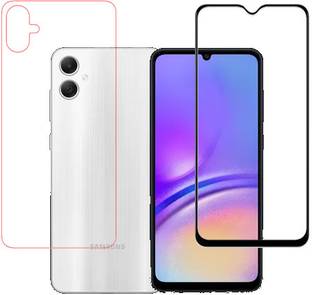 ECMERED Front and Back Tempered Glass for Samsung Galaxy A05, Samsung A05