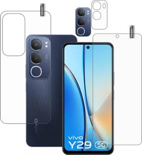 GARUDA GLASS Front and Back Tempered Glass for VIVO Y29 5G with camera lens protector