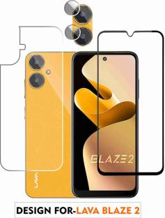 FINCH Front and Back Tempered Glass for LAVA BLAZE 2 5G