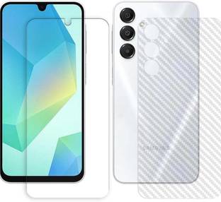 KHWABEEDA Front and Back Tempered Glass for SAMSUNG GALAXY A16 5G FRONT AND BACK