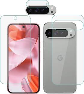Vatsin Front and Back Tempered Glass for Google Pixel 9 Pro XL, Google Pixel 9 Pro XL [With Rear Camera Lens Guard]