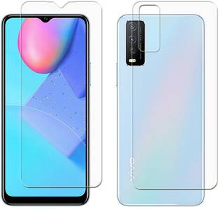 MUTAALI Front and Back Tempered Glass for Vivo Y12g