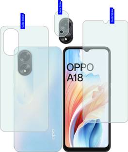 RAOSHIELD Front and Back Tempered Glass for OPPO A18, (Flexible)