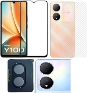 COVER CAPITAL Front and Back Tempered Glass for Vivo Y100A 5G
