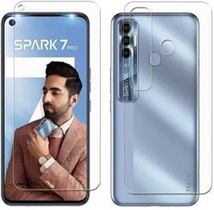 PR SMART Front and Back Tempered Glass for Tecno Spark 7 Pro