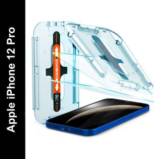 Spigen Tempered Glass Guard for Apple iPhone 12 Pro, Apple iPhone 12
