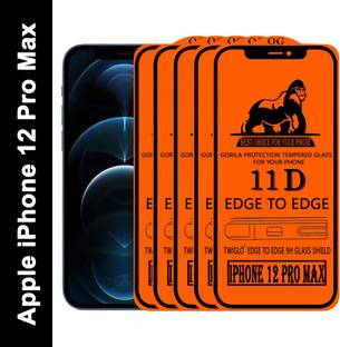 TWIGLO Edge To Edge Tempered Glass for apple IPHONE 12 PRO MAX