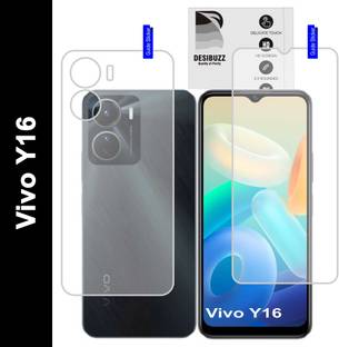 DESIBUZZ Front and Back Tempered Glass for vivo Y16
