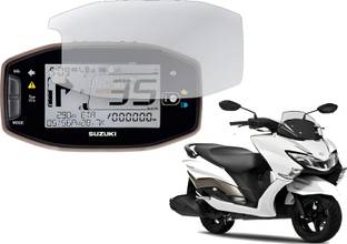 Afpin Impossible Screen Guard for SUZUKI ACCESS 125 and BURGMAN STREET 125 Screen Guard Protector Accessories Scooter Digital Console Speedometer - Clear