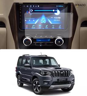 DORADO SHIELD Impossible Screen Guard for Navigation/Music System Screen Protector Compatible with Mahindra Scorpio Classic S 11 Safety Guard for Touch Screen Infotainment System (Pack of 1)