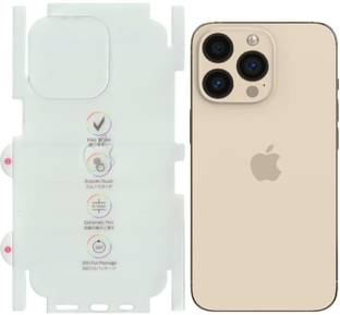 GET PAY Impossible Screen Guard for Membrane TPU Clear Apple Logo Cut Back Screen Guard Compatible with iPhone 15 (6.1"), Designed for iPhone 15 Back Screen Protector Guard [Not Glass]