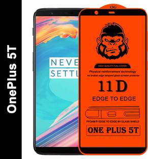GORILLA FIVE Edge To Edge Tempered Glass for OnePlus 5T